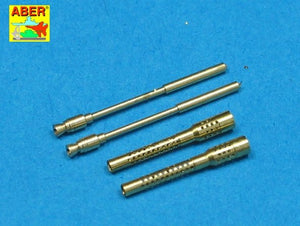 Aber A32006 Ensemble de 2 canons pour mitrailleuses d&amp;#39;avion allemandes MG 131 de 13 mm (type moyen) (1/32)