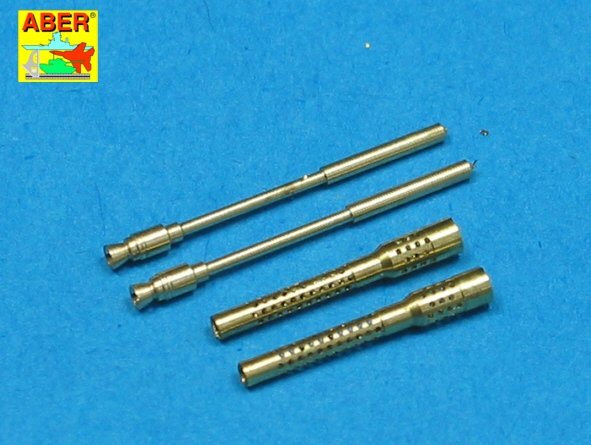 Aber A32006 Ensemble de 2 canons pour mitrailleuses d&amp;#39;avion allemandes MG 131 de 13 mm (type moyen) (1/32)