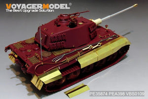 Maquette Voyager PEA398 Schürzen du char allemand King Tiger de la Seconde Guerre mondiale (pour MENG) 1/35 – immagine 3