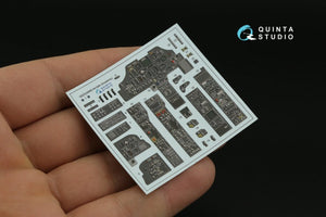 Intérieur imprimé en 3D et coloré sur papier décalcomanie Quinta Studio QDS-35090 AH-64A (Academy) (Petite version) 1/35 – Bild 10