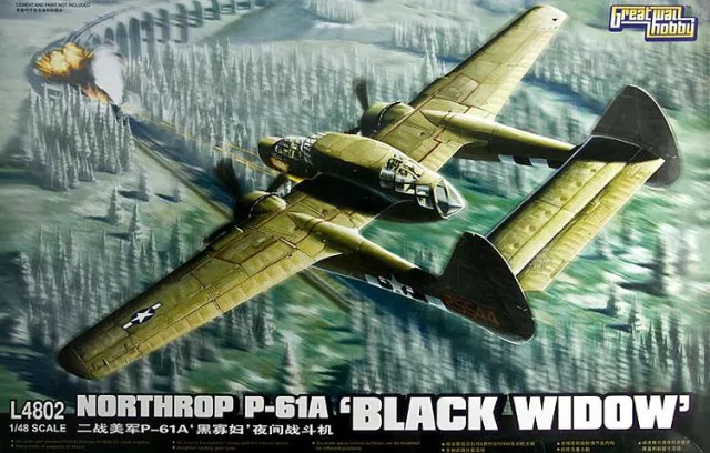 Maquette Great Wall Hobby L4802 Northrop P-61A Black Widow au 1/48