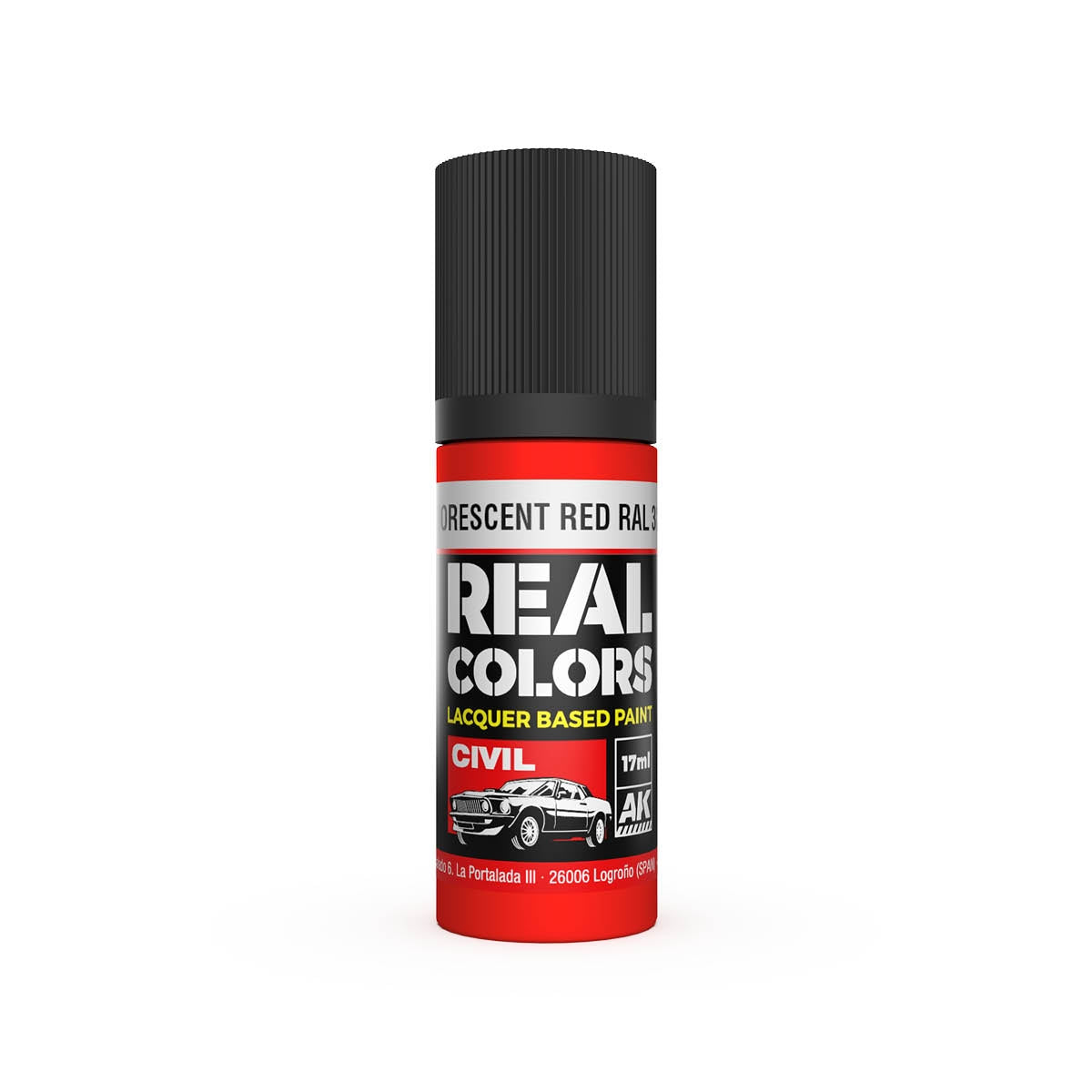 AK Interactive RC837 Rouge fluorescent RAL 3026 17 ml – imagen 2