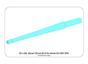 Canon Aber 35L-339 de 130 mm B-13 pour SU-100Y SPG au 1/35 – immagine 2
