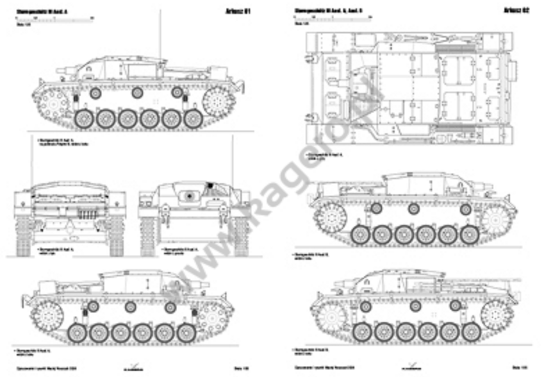 Kagero 7097 Sturmgeschütz III A, B, F, F L43, F/8, G EN/PL  – image 2