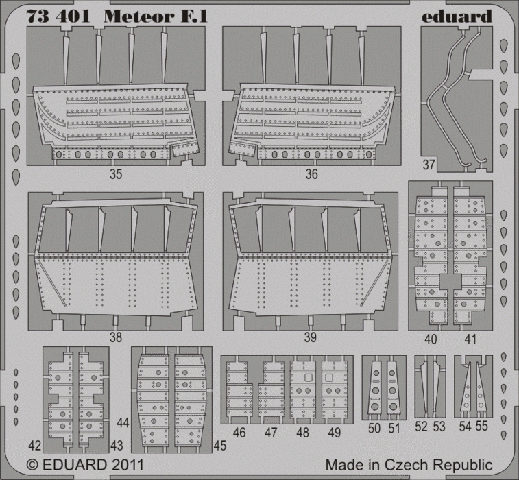 Eduard 73401 Meteor F.1 SA 1/72 CYBER HOBBY, DRAGON  – immagine 2