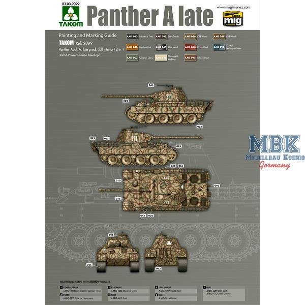 Das Werk DW35011 Panther Ausf.A Début / Milieu 1/35 – image 2