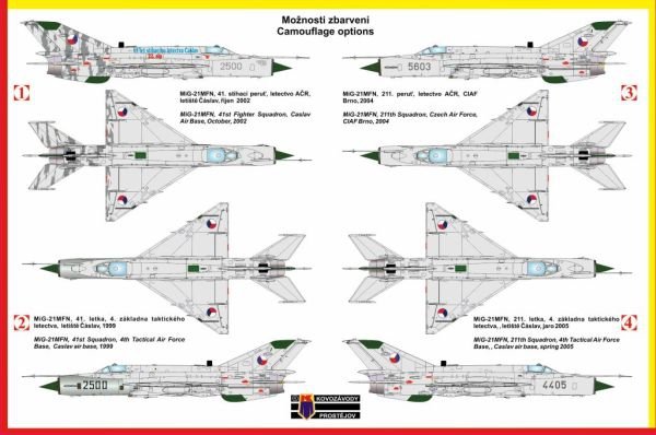 Kovozavody Prostejov KPM0087 MiG-21-MFN Fishbed CzAF 1/72 – immagine 2