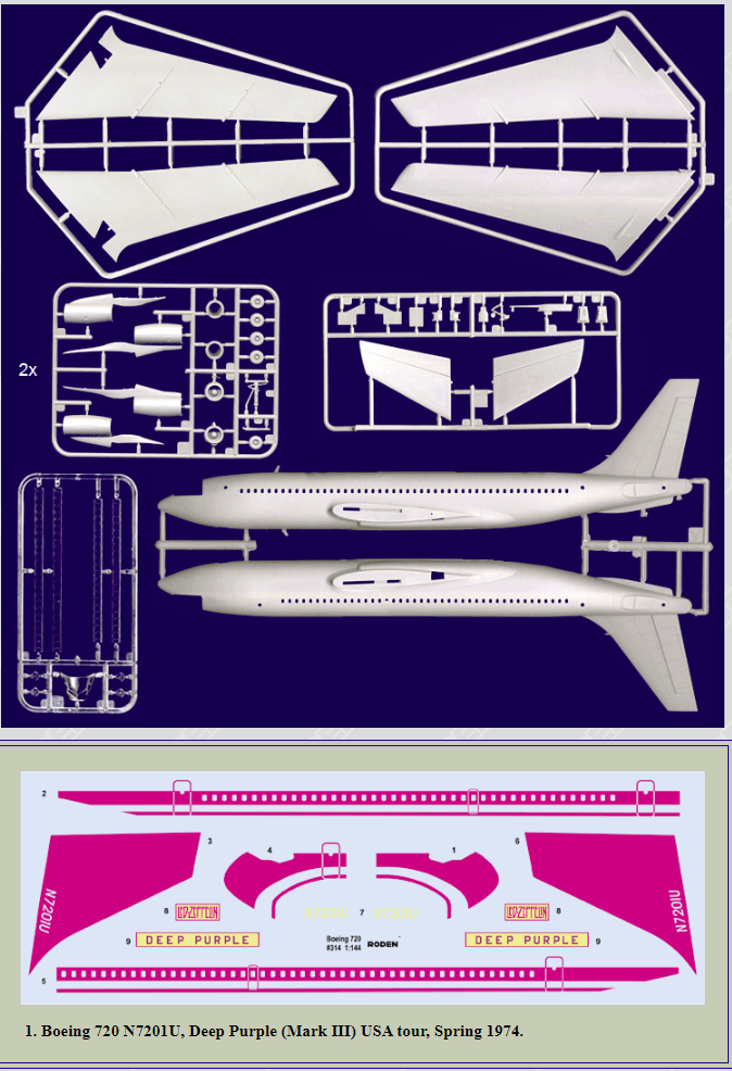 Roden 314 Boeing 720 Starship One 1/144 – immagine 2