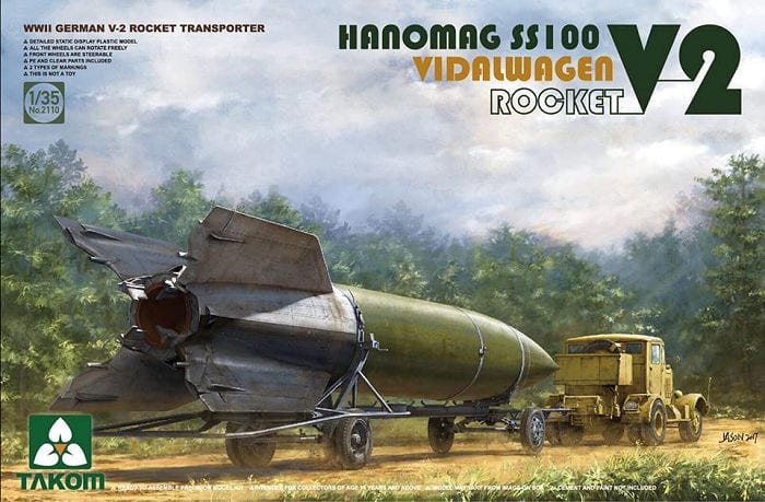 Takom 2110 Hanomag SS100 V-2 Transporteur de fusée 1/35