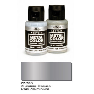 Vallejo 77703 Couleur Métal - Aluminium foncé 32 ml