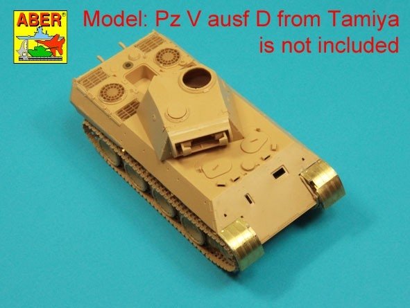 Aber 48A33 Grilles pour Panther D 1/48  – immagine 9