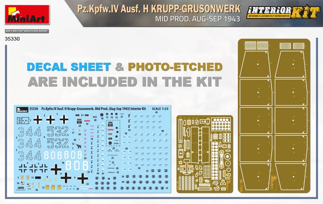 MiniArt 35330 Pz.Kpfw. IV Ausf. H Krupp-Grusonwerk 1/35 – zdjęcie 3