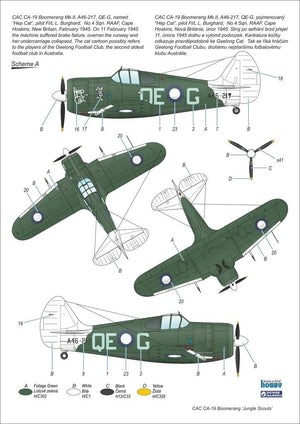 Special Hobby 72426 CAC CA-19 Boomerang « Jungle Scouts » 1/72 – immagine 6