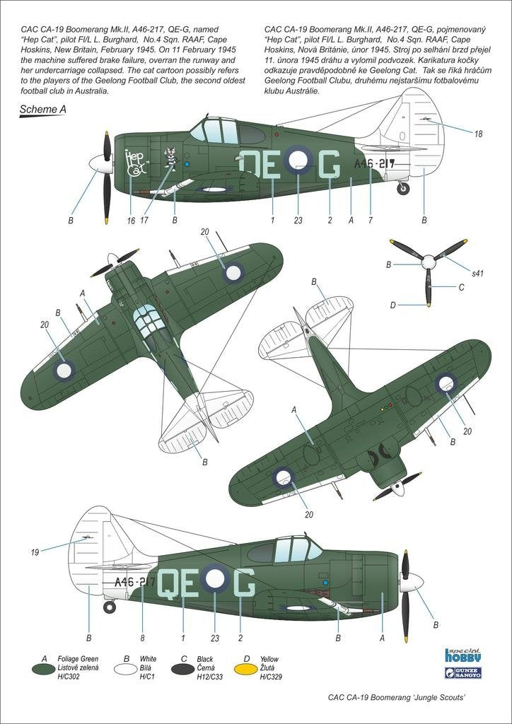 Special Hobby 72426 CAC CA-19 Boomerang « Jungle Scouts » 1/72 – immagine 6