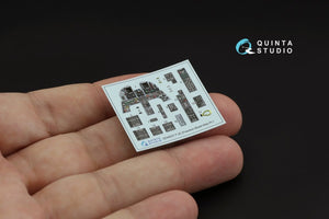 Intérieur imprimé en 3D et coloré sur papier décalcomanie Quinta Studio QD48257 F-20 Tigershark (Freedom Model) 1/48 – image 3