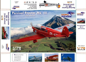 Dora Wings 72017 Percival Proctor Mk.III immatriculation civile 1/72 – image 2