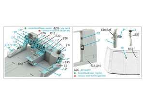 Intérieur imprimé en 3D et coloré sur papier décalcomanie Quinta Studio QDS-35077 Ka-29 (Trumpeter) (Petite version) 1/35 – image 11