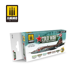Munitions pour Mig Jimenez 7239 Guerre froide Vol. 2 Coffret de chasseurs-bombardiers soviétiques 6x17ml