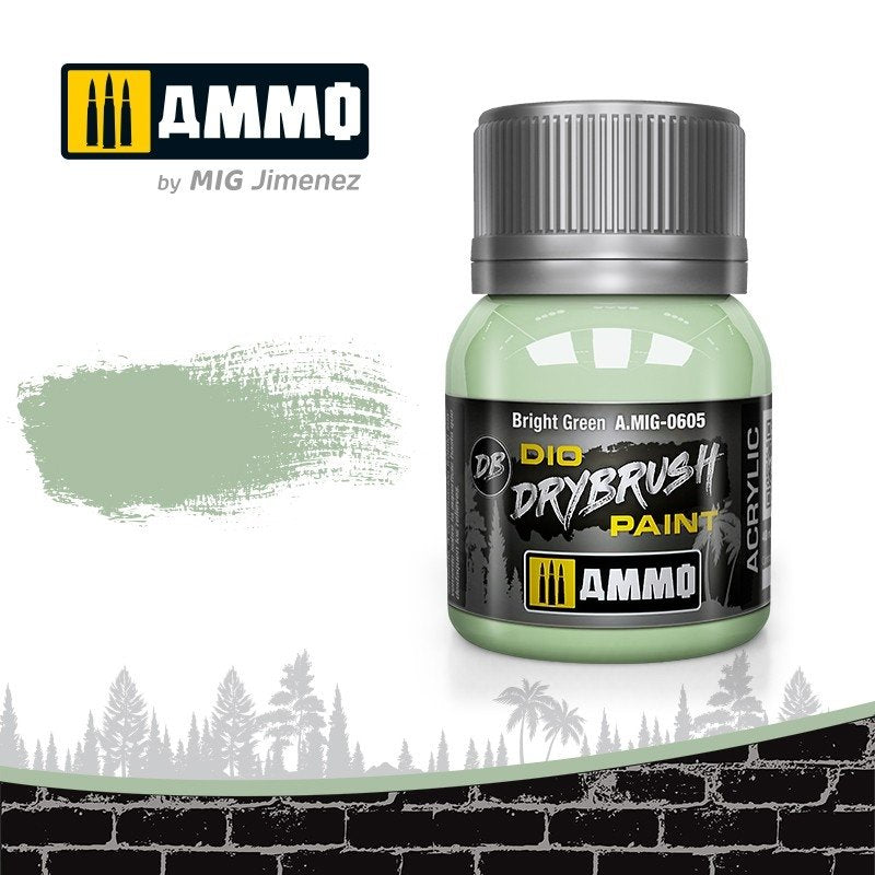 Ammo of Mig 0605 DRYBRUSH Vert vif 40ml