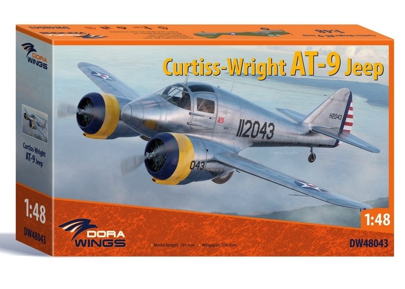 Dora Wings 48043 Curtiss-Wright AT-9 Jeep 1/48