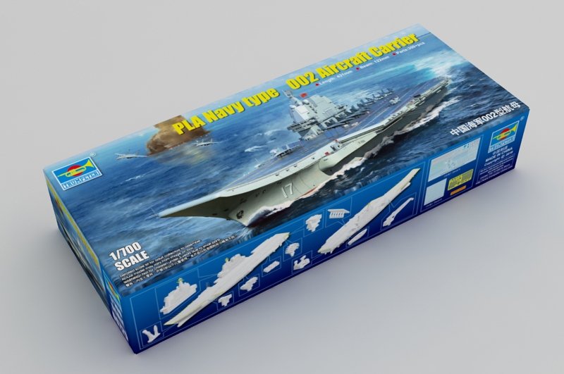 Trumpeter 06725 PLA Navy type 002 Porte-avions 1/700