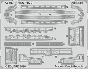 Maquette Eduard 73707 F-14A pour Academy au 1/72  – image 2