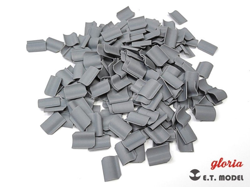 Tuiles de toit ET Model P35-205 de la Seconde Guerre mondiale, type tuile plate, échelle 1/35 – immagine 3