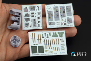 Intérieur imprimé en 3D et coloré sur papier décalcomanie (Revell) pour le Tornado GR.1 de Quinta Studio QD+48261 (avec pièces en résine imprimées en 3D) à l&amp;#39;échelle 1/48. – immagine 4