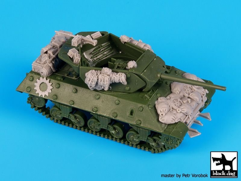 Ensemble d&amp;#39;accessoires Black Dog T72079 M-10 pour maquette UM au 1/72 – image 3