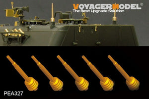 Voyager modèle PEA327 ensemble de base d&amp;#39;antenne AFV allemand moderne (5PCES) (GP) 1/35
