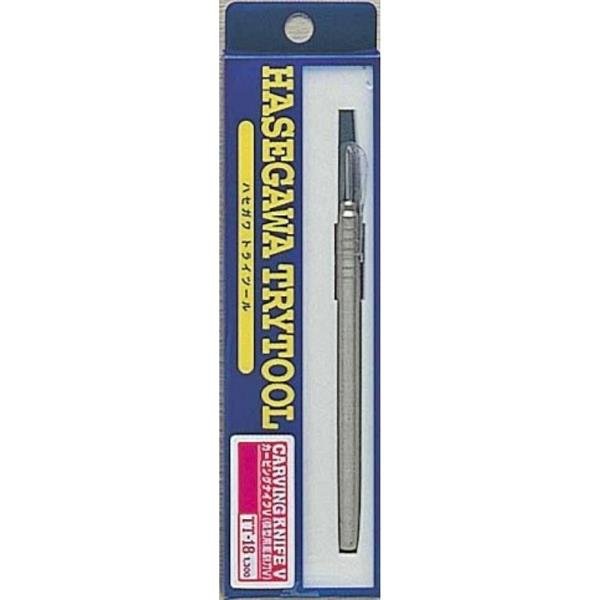 Couteau à sculpter Hasegawa TT18 V (Série Tryttol)