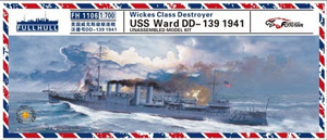 Maquette FlyHawk FH1106 USS Ward DD-139 Destroyer de classe Wickes 1/700