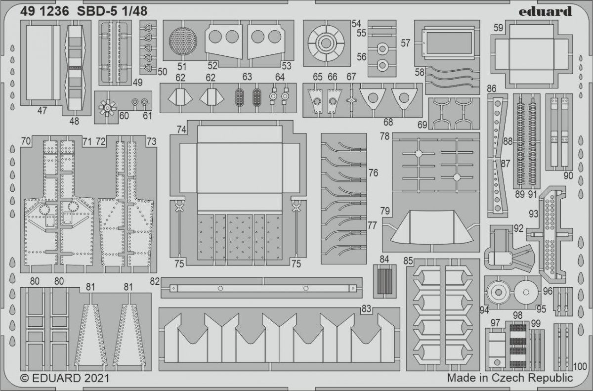 Eduard 491236 SBD-5 REVELL 1/48 – Bild 2
