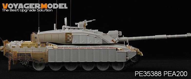 Maquette Voyager PEA200 Char de combat principal britannique moderne Challenger 2 à blindage à lames (pour TRUMPETER 001522) 1/35 – image 4