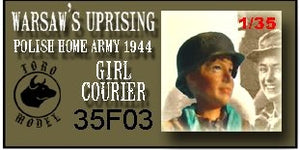 ToRo Model 35F03 Powstanie Warszawskie - Łączniczka AK / Warsaw&amp;#39;s Uprising girl courier - Polish Home Army 1944 1/35 – zdjęcie 2
