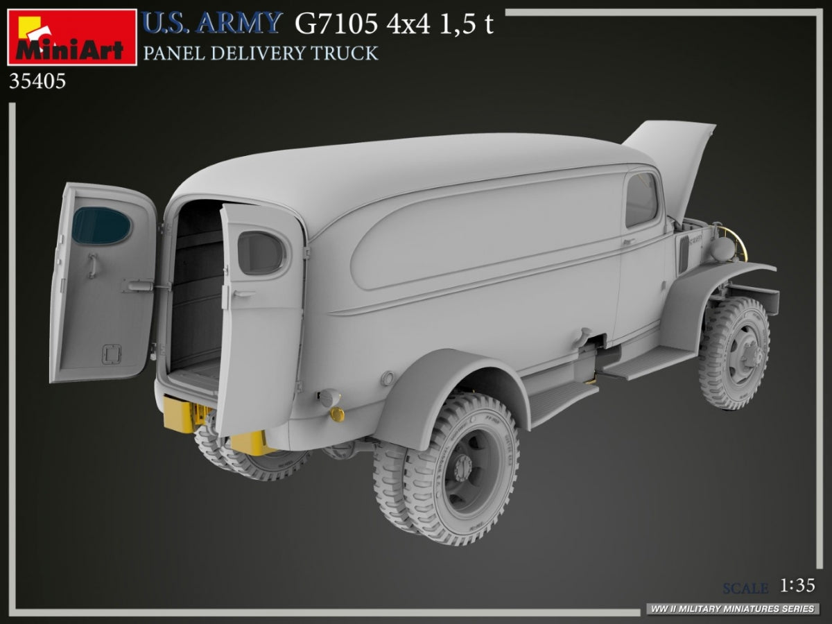 MiniArt 35405 Armée américaine G7105 Camion de livraison de panneaux 4x4 1,5 t 1/35 – image 20