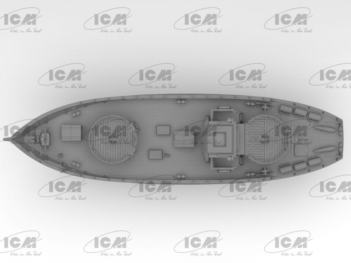 ICM S012 KFK Kriegsfischkutter Bateau polyvalent allemand de la Seconde Guerre mondiale 1/144 – immagine 7