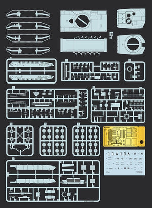 Flyhawk FH3302 Char de combat principal M1A1 1/72 – image 3