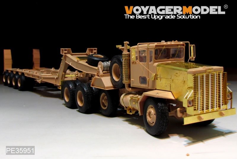 Voyager Model PE35951 Semi-remorque pour engins lourds M911 C-HET et M747 de l&amp;#39;armée américaine moderne pour MENG SS-013 1/35 – immagine 3