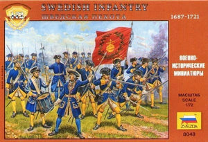 Zvezda 8048 Infanterie suédoise 1687-1721 1/72