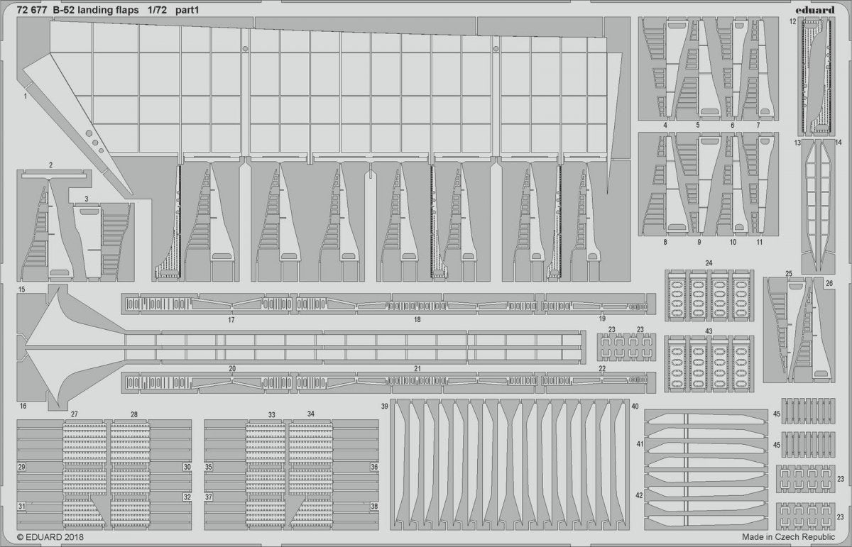 Eduard 72677 Volets d&amp;#39;atterrissage B-52 1/72 MODELCOLLECT – Bild 2