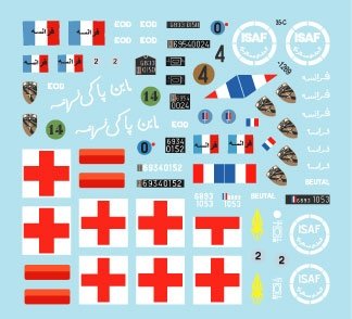 Star Decals 35-C1269 Casques bleus afghans - ISAF 3 1/35 – image 2