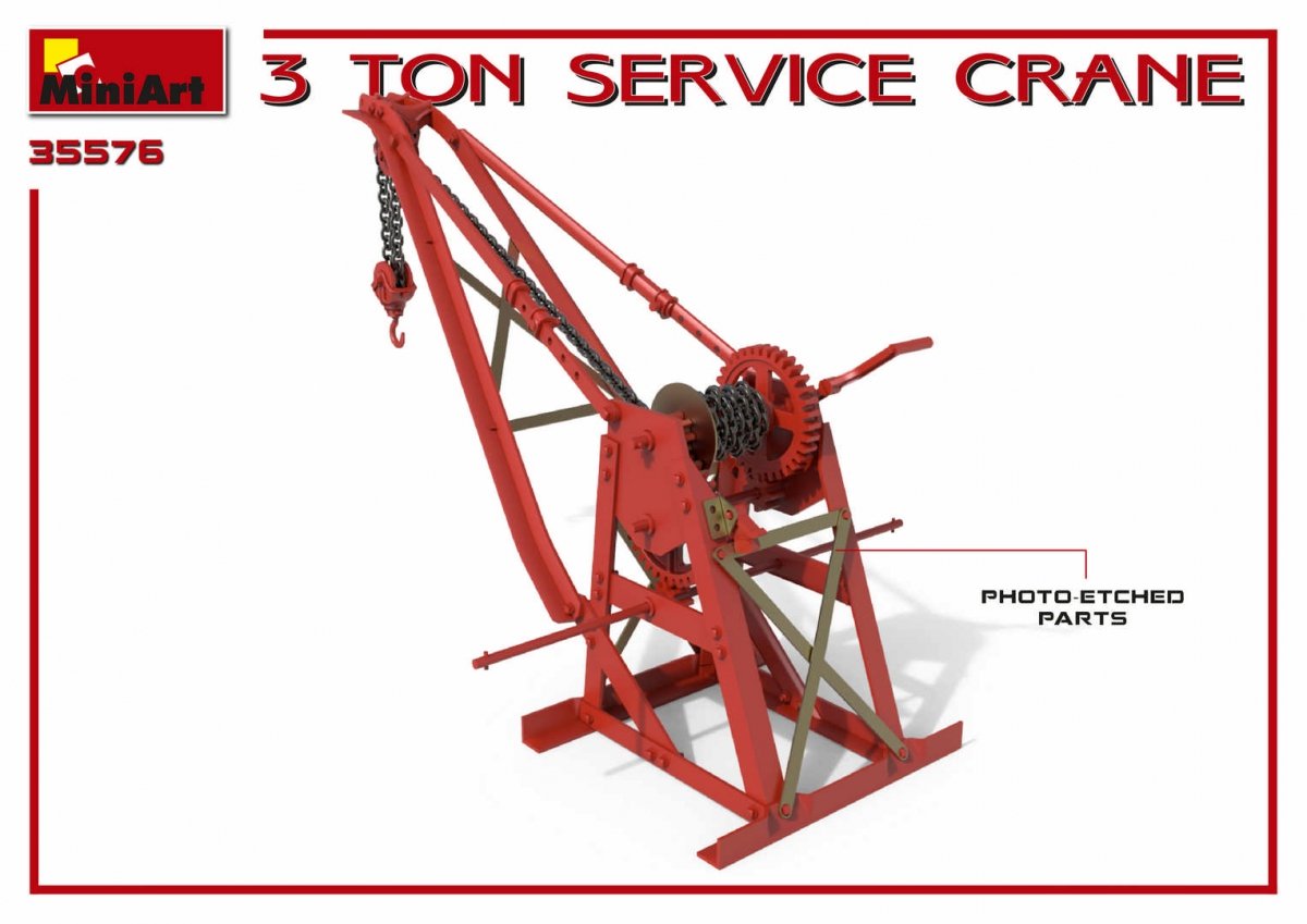 MiniArt 35576 GRUE DE SERVICE 3 TONNES 1/35 – imagen 6