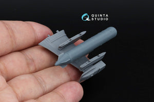 Quinta Studio QT72037 External Fuel Tank for Ka-52 PTB-550 (for all kits) 1/72
