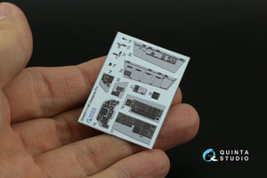 Intérieur imprimé en 3D et coloré sur papier décalcomanie Quinta Studio QD48221 F-16B (Hasegawa) 1/48 – image 10