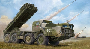 Trumpeter 01020 Lance-roquettes multiple russe 9A52-2 Smerch M de RSZO 9k58 Smerch MRLS
