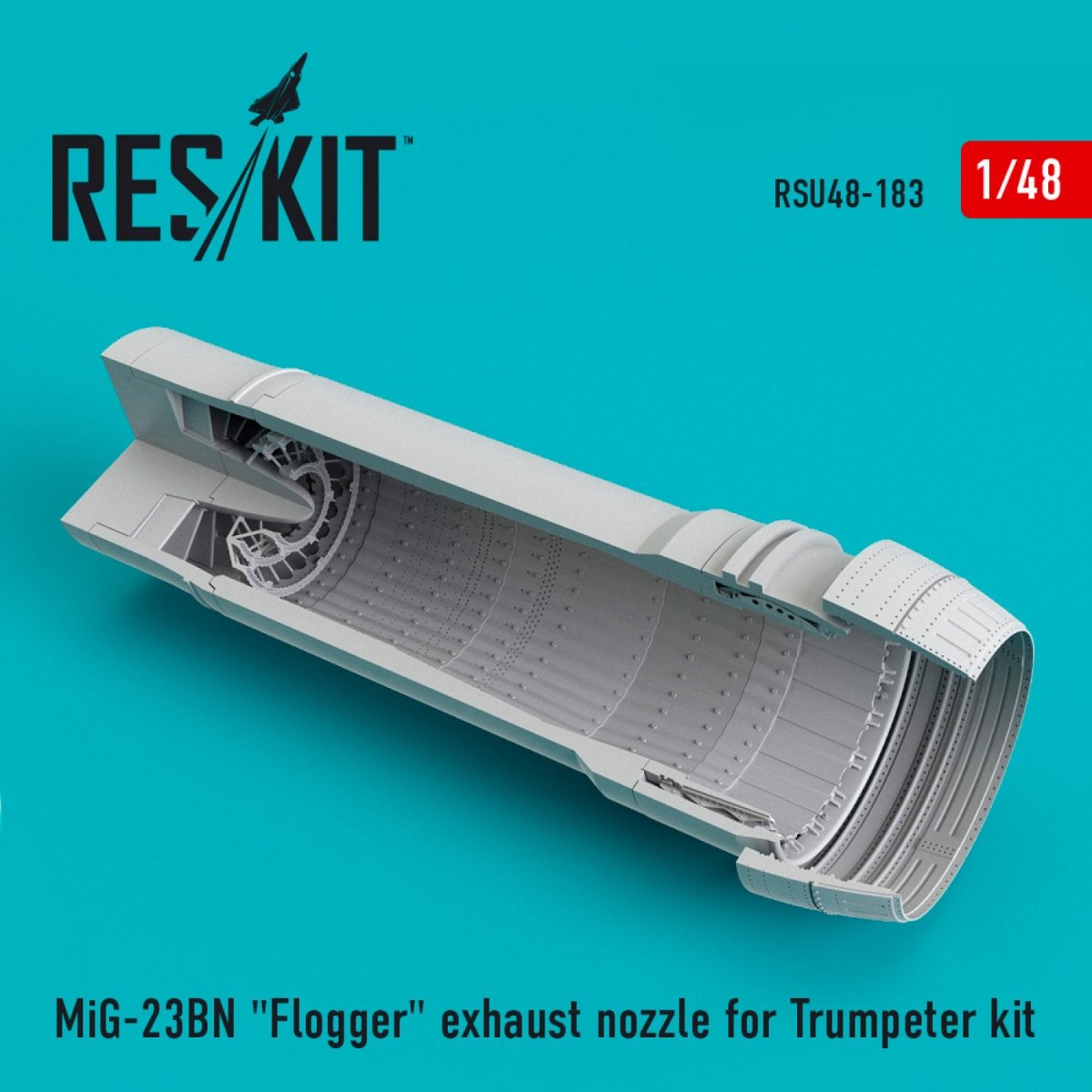 RESKIT RSU48-0183 MIG-23BN &amp;quot;FLOGGER&amp;quot; EXHAUST NOZZLE FOR TRUMPETER KIT 1/48