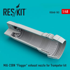 RESKIT RSU48-0183 MIG-23BN &amp;quot;FLOGGER&amp;quot; EXHAUST NOZZLE FOR TRUMPETER KIT 1/48