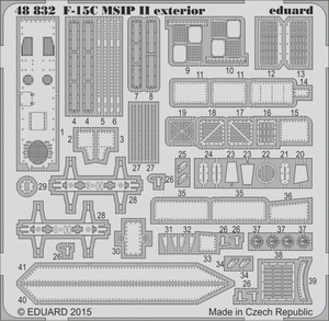 Eduard 48832 F-15C MSIP II extérieur 1/48 GREAT WALL HOBBY