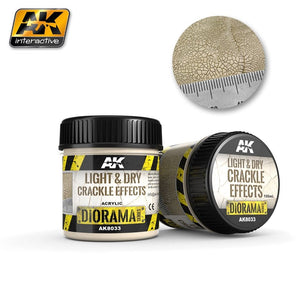 AK Interactive AK8033 Effets crépitants légers et secs 100 ml